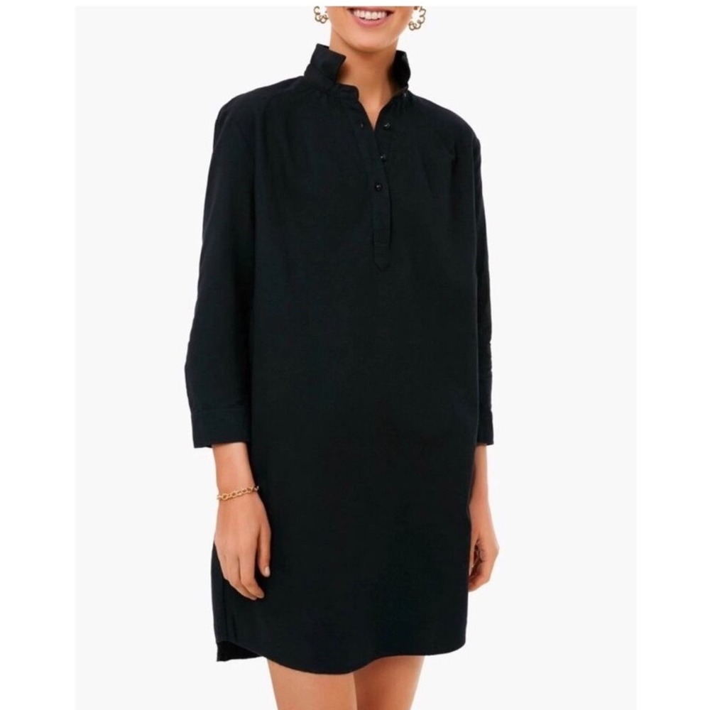 Pomander Place Tuckernuck Black Polly Dress Size XS Mini Long Sleeve